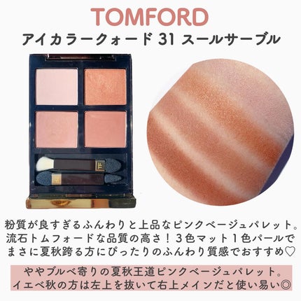 アイ カラー クォード/TOM FORD BEAUTY/アイシャドウパレットを使ったクチコミ(3枚目)