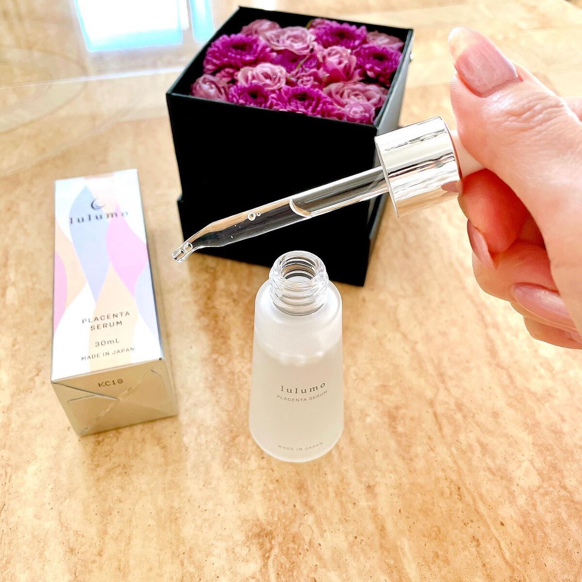 プラセンタ美容液/lulumo/美容液を使ったクチコミ（2枚目）
