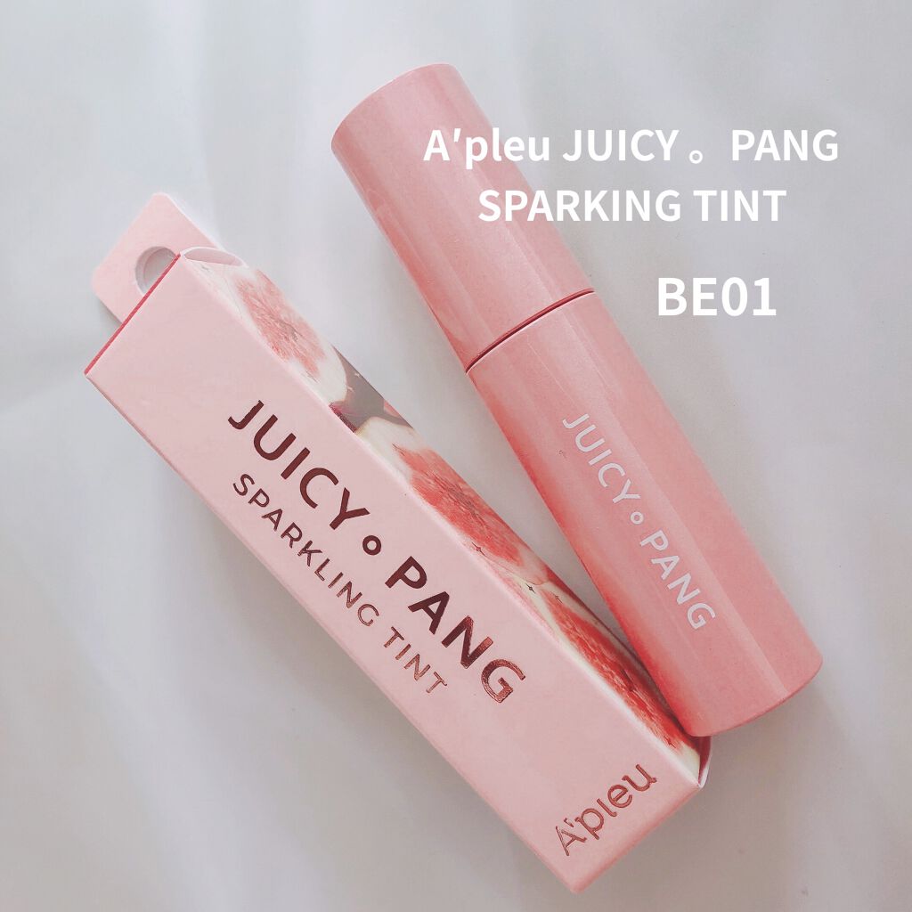 アピュー ジューシーパン スパークリングティント/A’pieu/口紅を使ったクチコミ（1枚目）