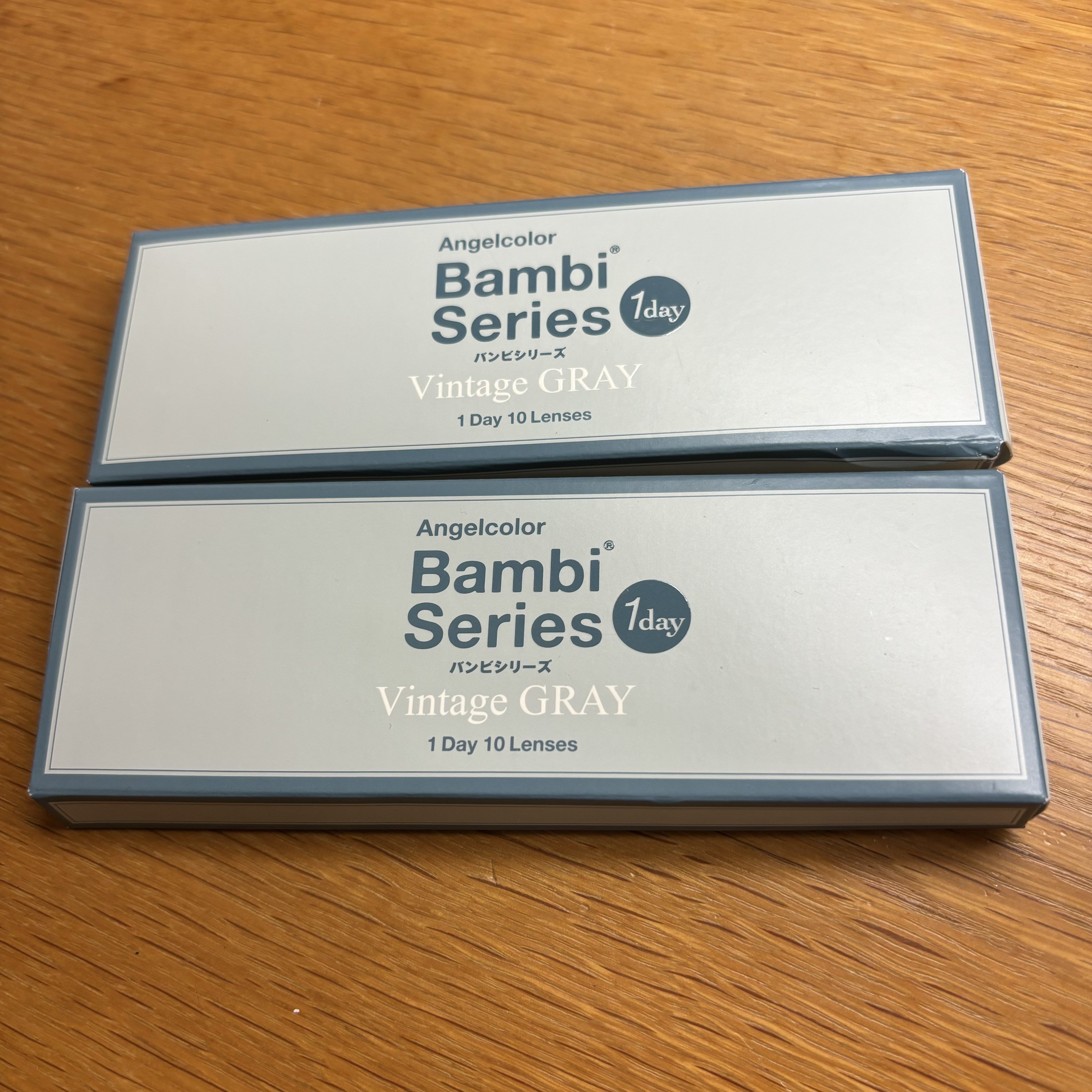 Angelcolor Bambi Series Vintage 1day ヴィンテージグレー/AngelColor/ワンデー（１DAY）カラコンを使ったクチコミ（1枚目）