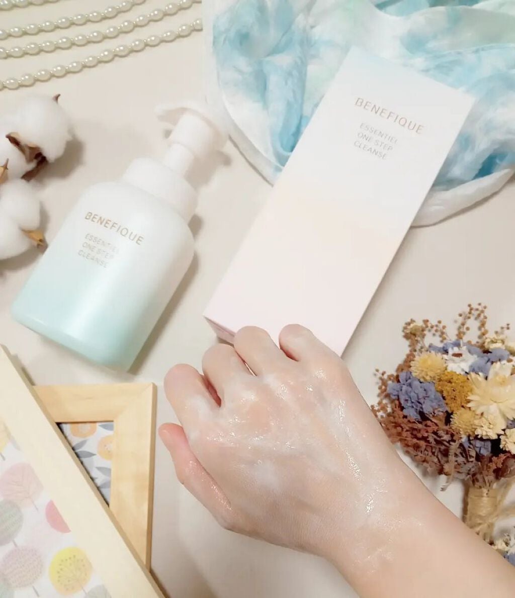 エッセンシャル ワンステップクレンズ/BENEFIQUE/洗顔フォームを使ったクチコミ(4枚目)