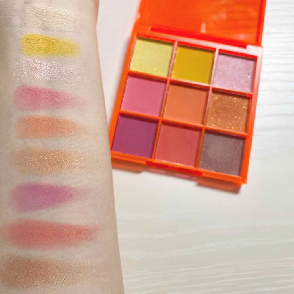 UR GLAM BLOOMING EYE COLOR PALETTE/U R GLAM/アイシャドウパレットを使ったクチコミ(3枚目)