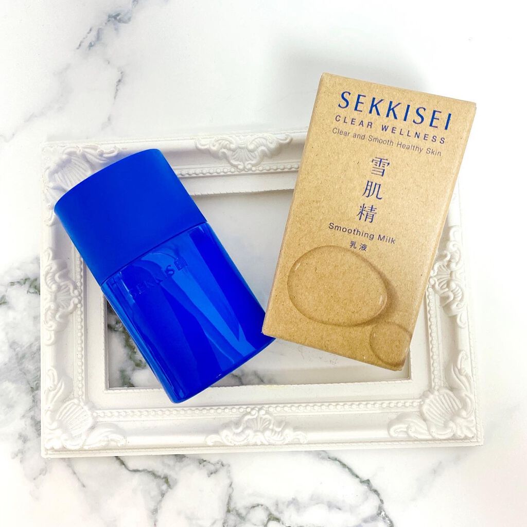 クリアウェルネス スムージング ミルク 本体 90ml/雪肌精/乳液を使ったクチコミ（2枚目）