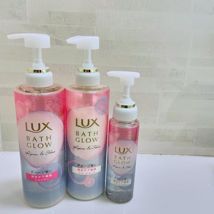 ラックス バスグロウ リペア&シャイン ヘアブースター/LUX/洗い流すヘアトリートメントを使ったクチコミ(1枚目)