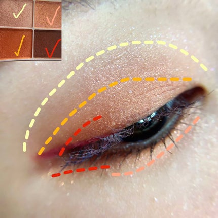 シルキースフレアイズ/キャンメイク/アイシャドウパレットを使ったクチコミ(3枚目)