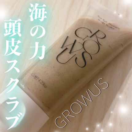シーソルトセラピースカルプスケーラー/GROWUS/ヘッドスクラブを使ったクチコミ(1枚目)