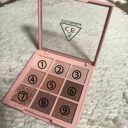 3CE マルチアイカラーパレット/3CE/アイシャドウパレットを使ったクチコミ(1枚目)