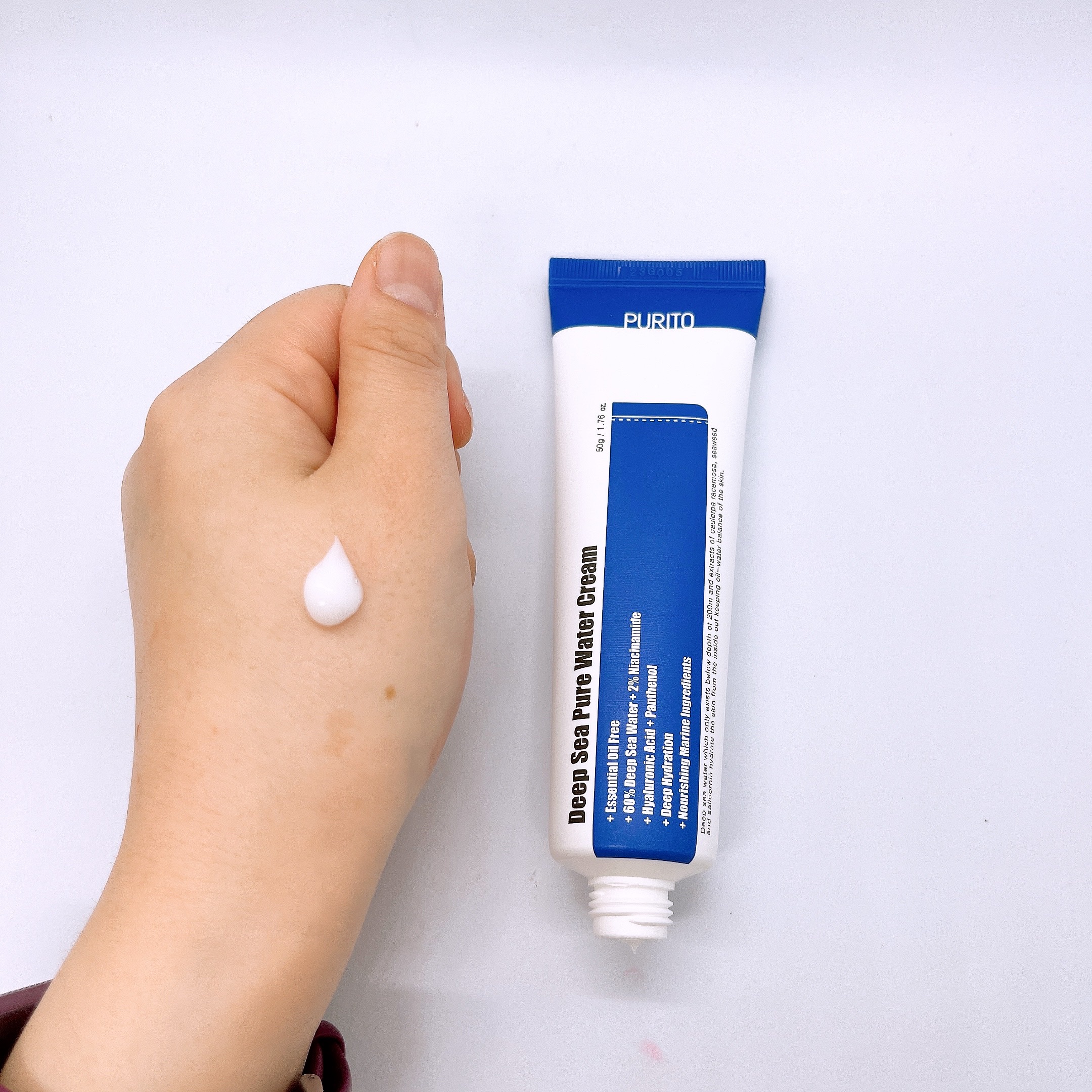 ディープシーピュアウォータークリーム/PURITO/フェイスクリームを使ったクチコミ（3枚目）