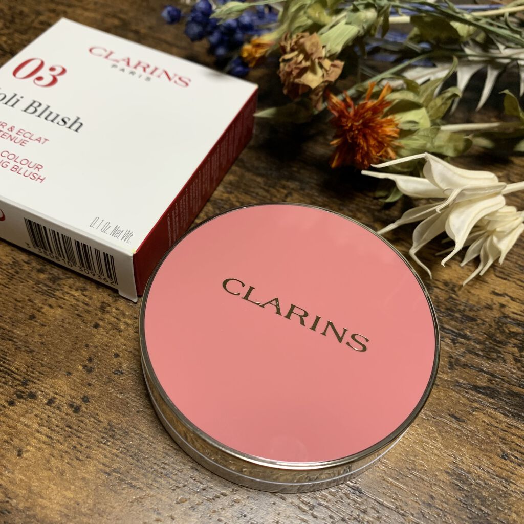 ジョリ ブラッシュ 03 チーキーローズ/CLARINS/パウダーチークを使ったクチコミ（1枚目）