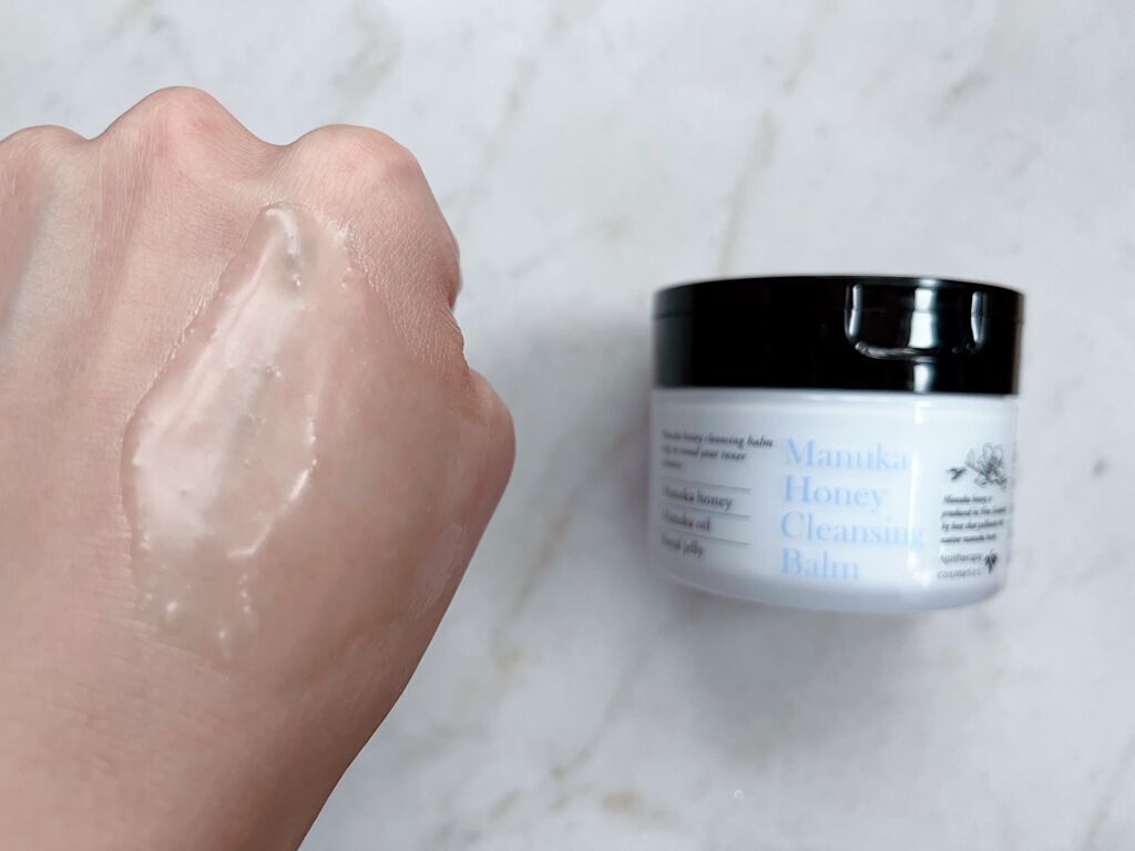 マヌカハニー クレンジングバーム/アピセラピーコスメティクス/クレンジングバームを使ったクチコミ（3枚目）