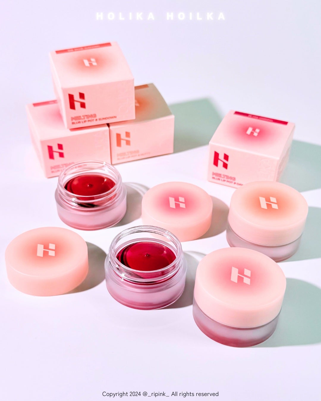 メルティングブラーリップポット/HOLIKA HOLIKA/口紅を使ったクチコミ(3枚目)