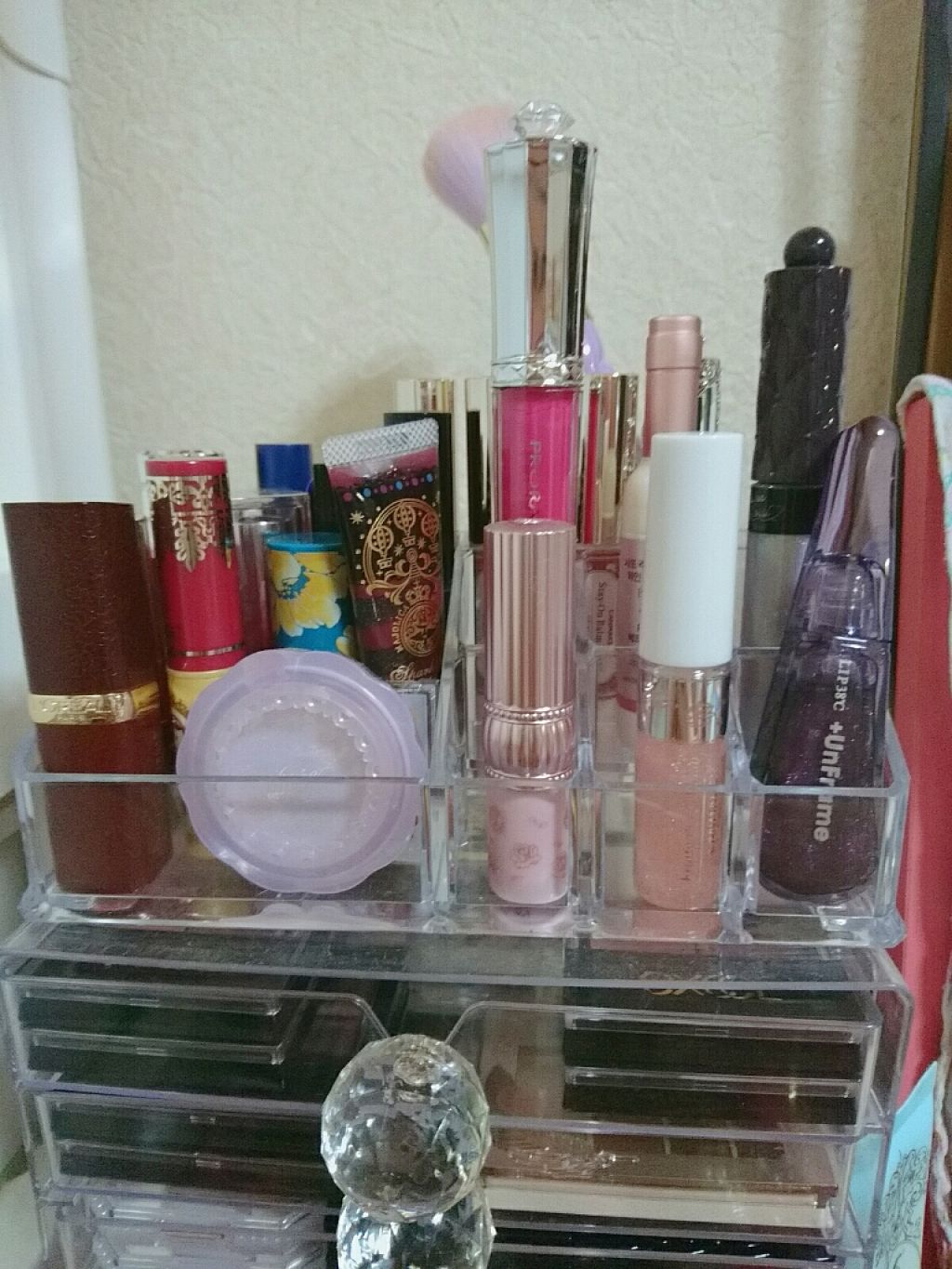 3段式クリアーケース/DAISO/その他化粧小物を使ったクチコミ(4枚目)