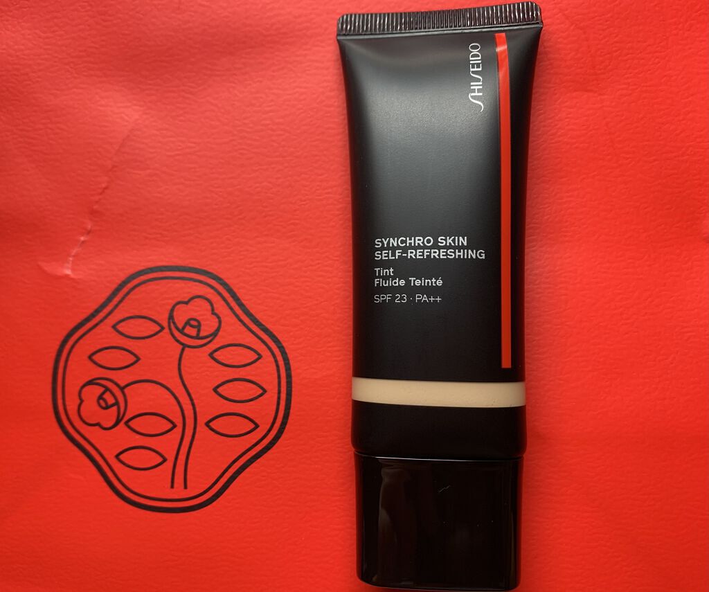 シンクロスキン セルフリフレッシング ティント/SHISEIDO/リキッドファンデーションを使ったクチコミ（1枚目）