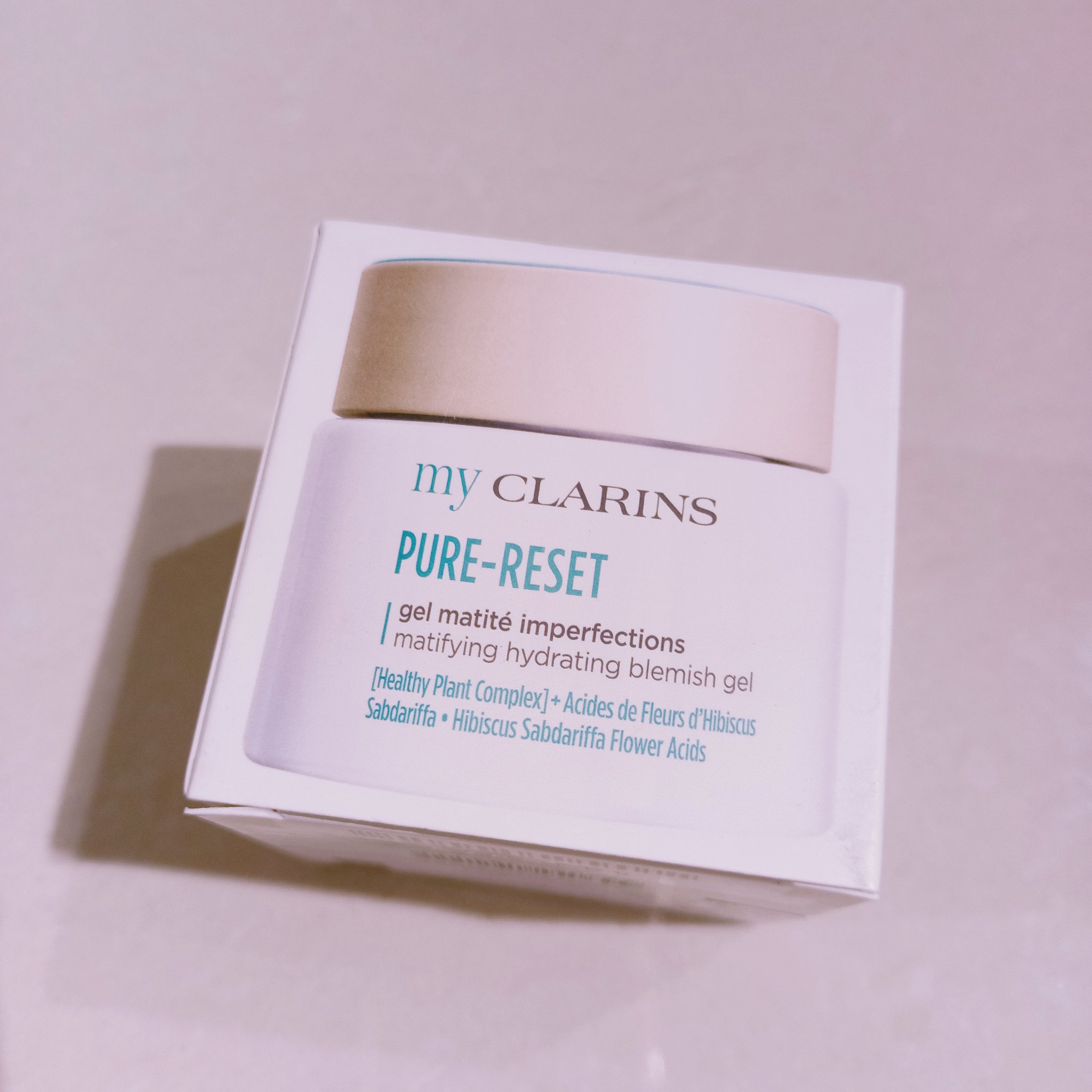 My Clarins PURE-RESET Mattifying Hydrating Blemish Gel/CLARINS/フェイスクリームを使ったクチコミ（2枚目）