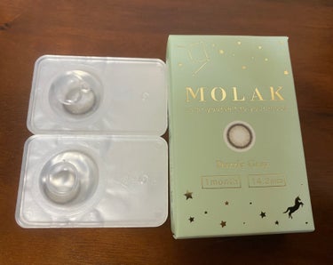 MOLAK MOLAK 1monthのクチコミ「MOLAKMOLAK 1monthダズルグレー

これlipsで購入しました。

装着した際ち.....」（2枚目）
