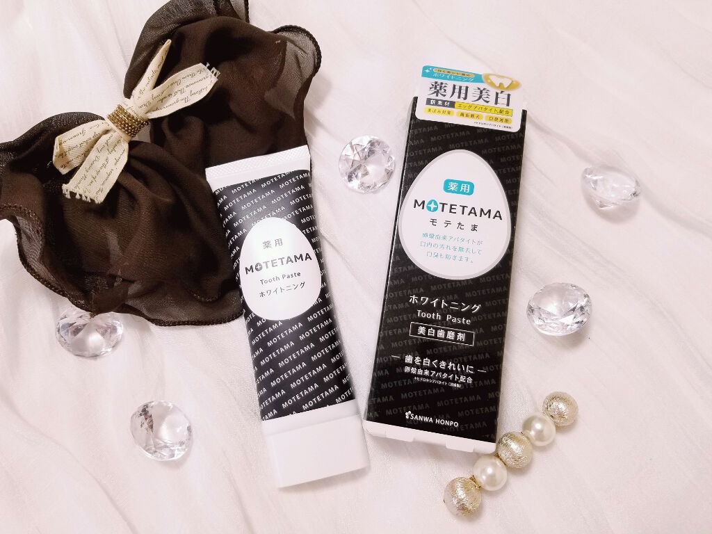 薬用歯磨き粉ペースト/MOTETAMA(モテたま)/歯磨き粉を使ったクチコミ(1枚目)