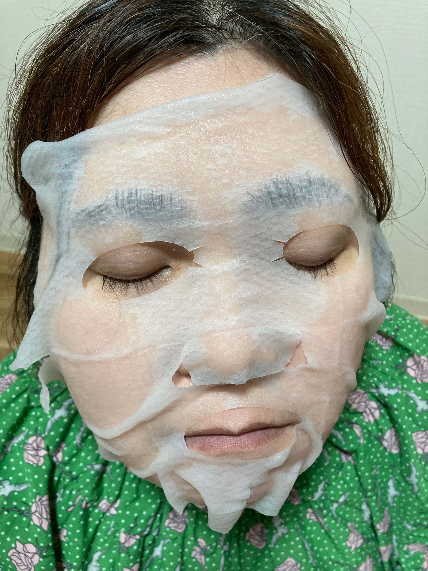 毛穴小町マスク 金木犀香るマスク/クリアターン/シートマスク・パックを使ったクチコミ(3枚目)