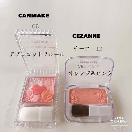 グロウフルールチークス/キャンメイク/パウダーチークを使ったクチコミ(1枚目)