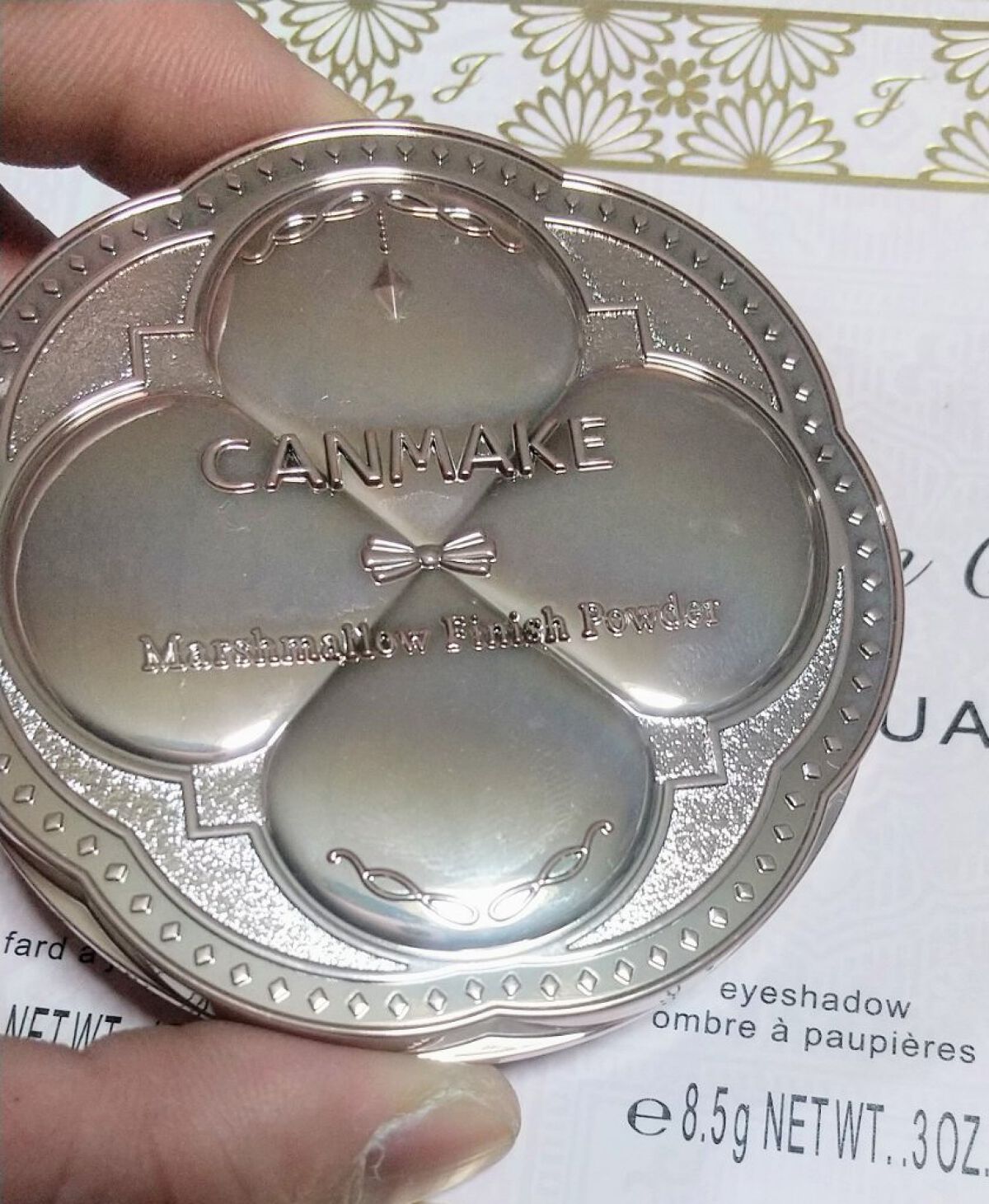 マシュマロフィニッシュパウダー MB マットベージュオークル（新パッケージ）/キャンメイク/プレストパウダーを使ったクチコミ（1枚目）
