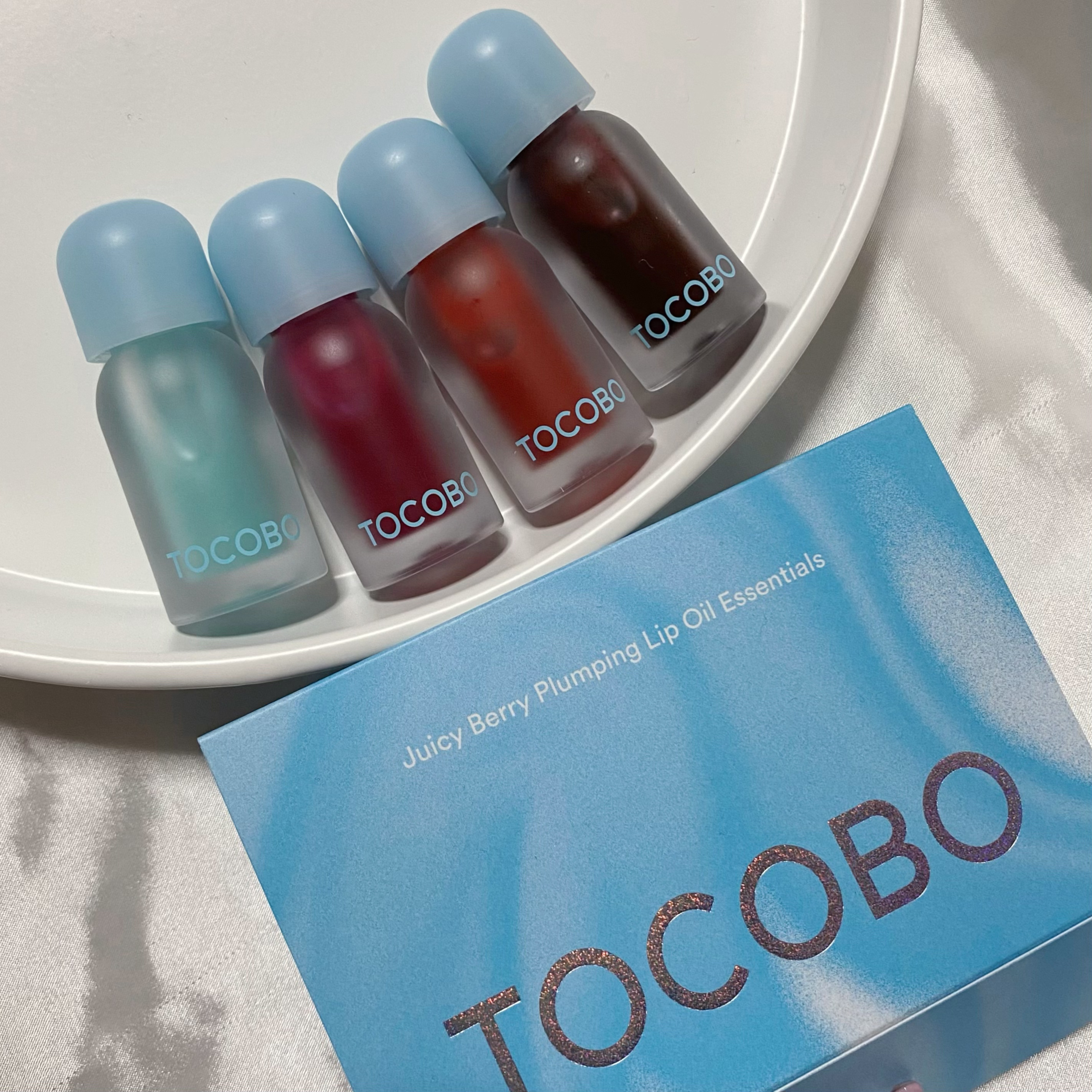 ジューシーベリープランピングリップオイル/TOCOBO/リップグロスを使ったクチコミ（2枚目）