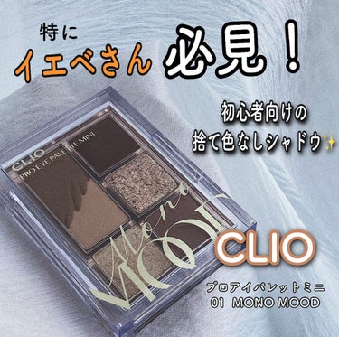 プロ アイパレット ミニ/CLIO/パウダーアイシャドウを使ったクチコミ（1枚目）