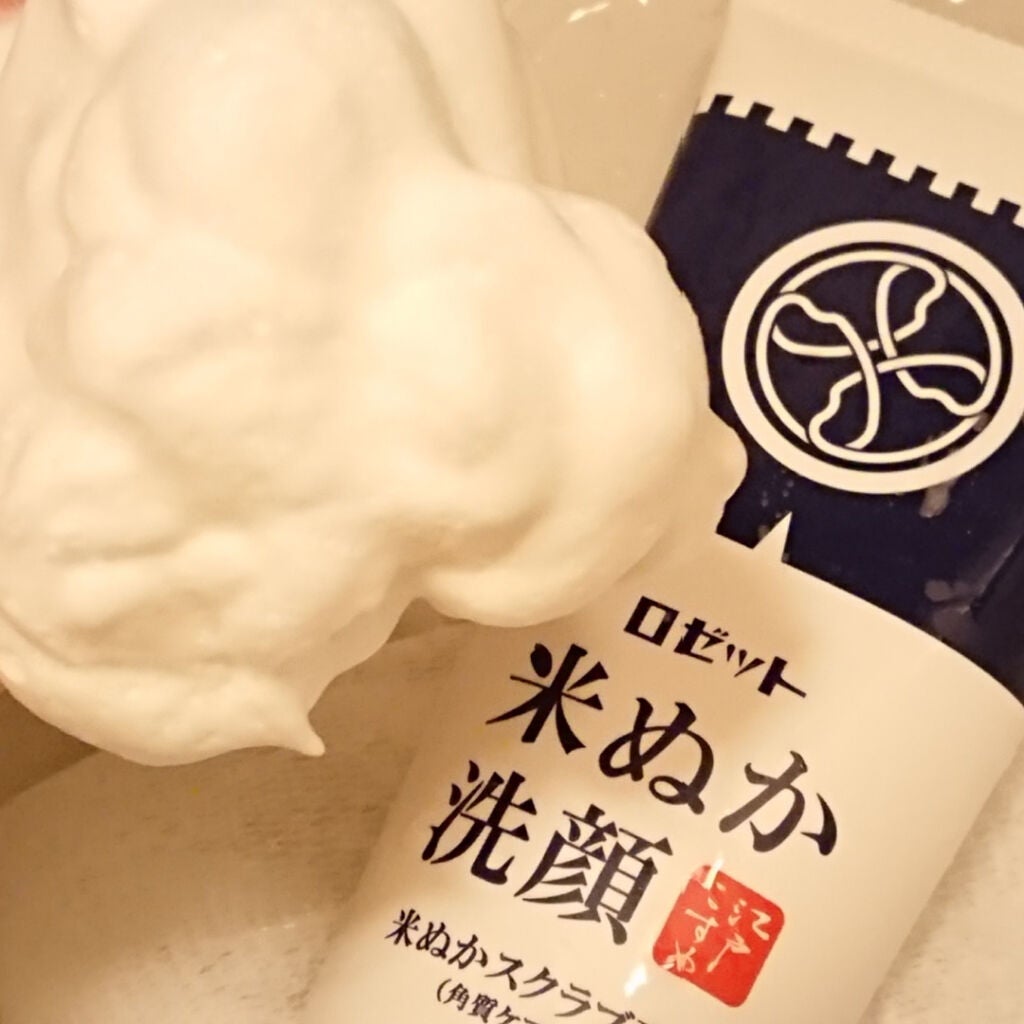 江戸こすめ 米ぬか洗顔/ロゼット/洗顔フォームを使ったクチコミ(1枚目)