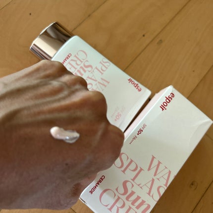 ウォータースプラッシュサンクリーム セラミド/espoir/日焼け止めクリームを使ったクチコミ(3枚目)