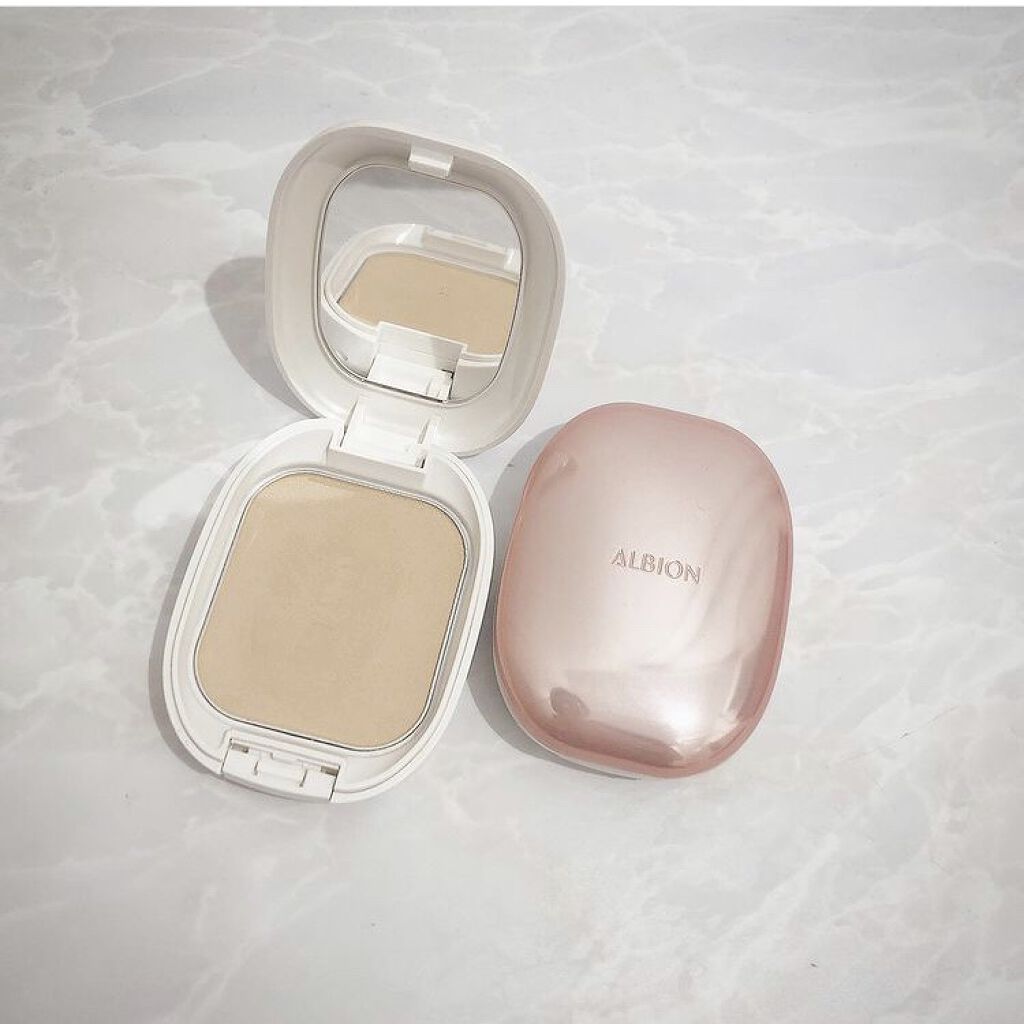 ホワイト パウダレスト/ALBION/パウダーファンデーションを使ったクチコミ（2枚目）