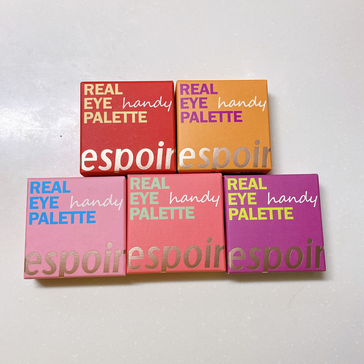 NEWリアルアイハンディパレット/espoir/アイシャドウパレットを使ったクチコミ（1枚目）