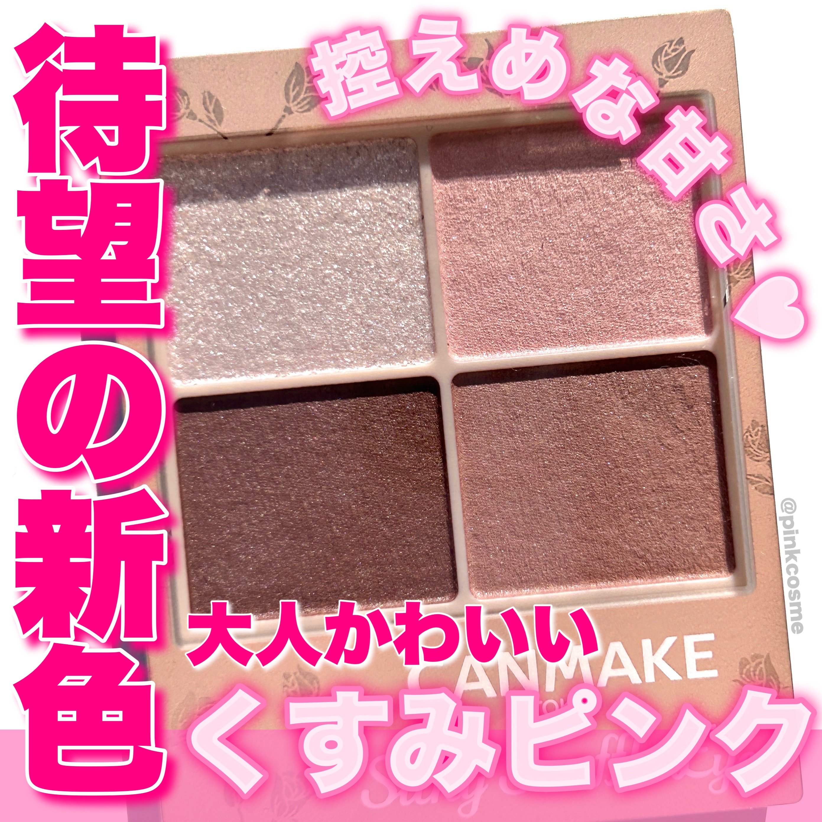 シルキースフレアイズ（マットタイプ）/キャンメイク/アイシャドウパレットを使ったクチコミ（1枚目）