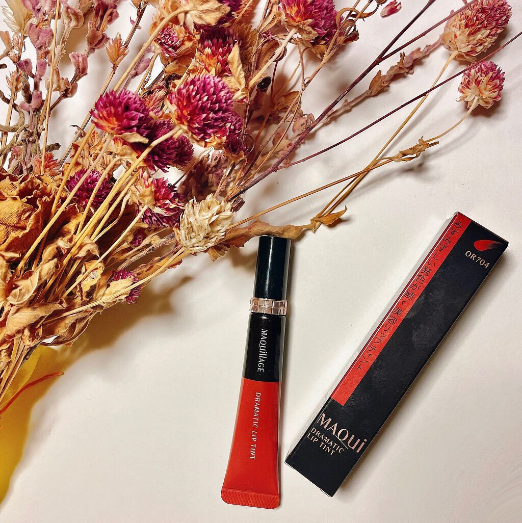 ドラマティックリップティント/マキアージュ/リップティントを使ったクチコミ（1枚目）