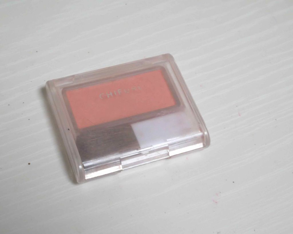 チーク カラー(ブラシ付)/ちふれ/パウダーチークを使ったクチコミ（1枚目）