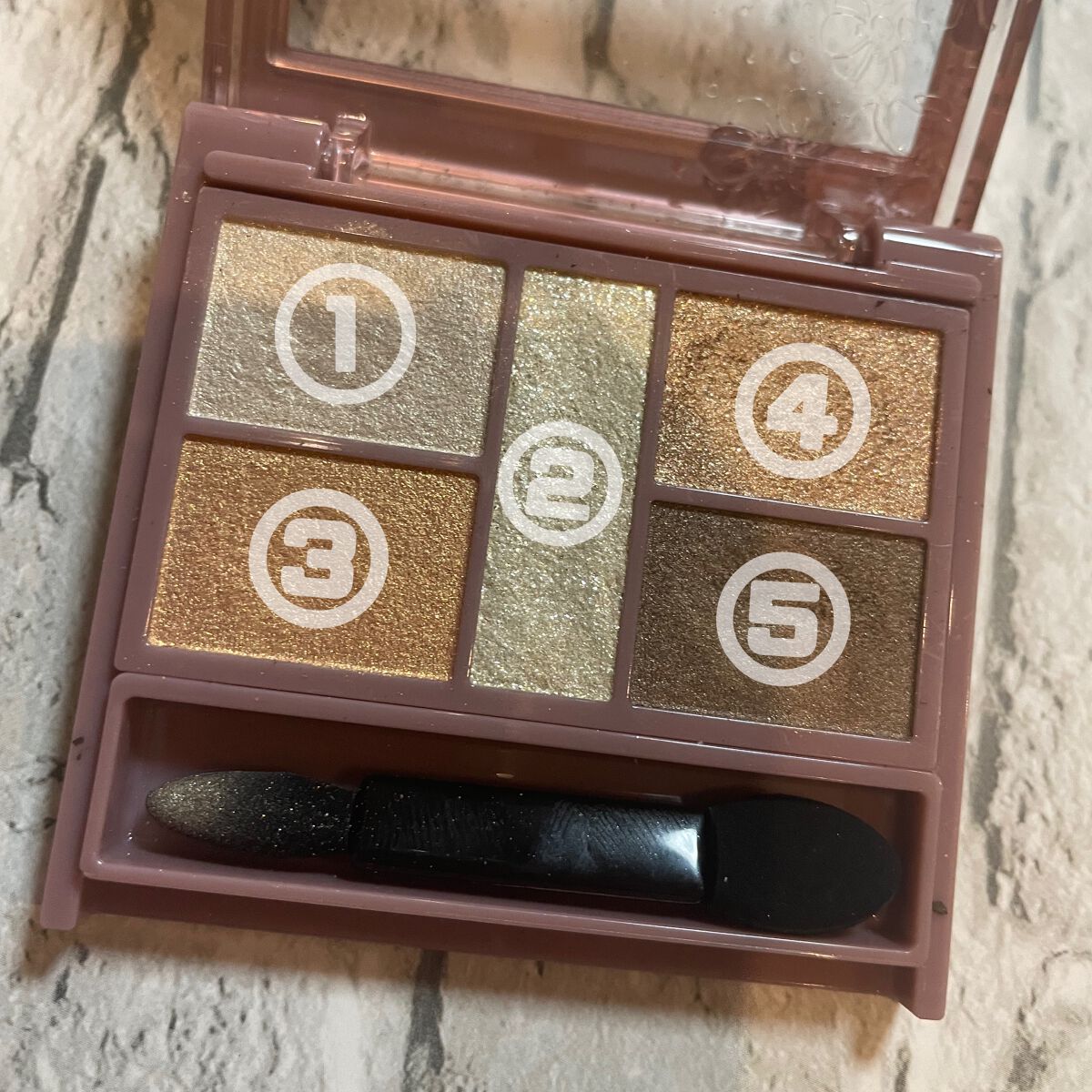 パーフェクトスタイリストアイズ 16 ダブルサンシャイン/キャンメイク/アイシャドウパレットを使ったクチコミ（2枚目）