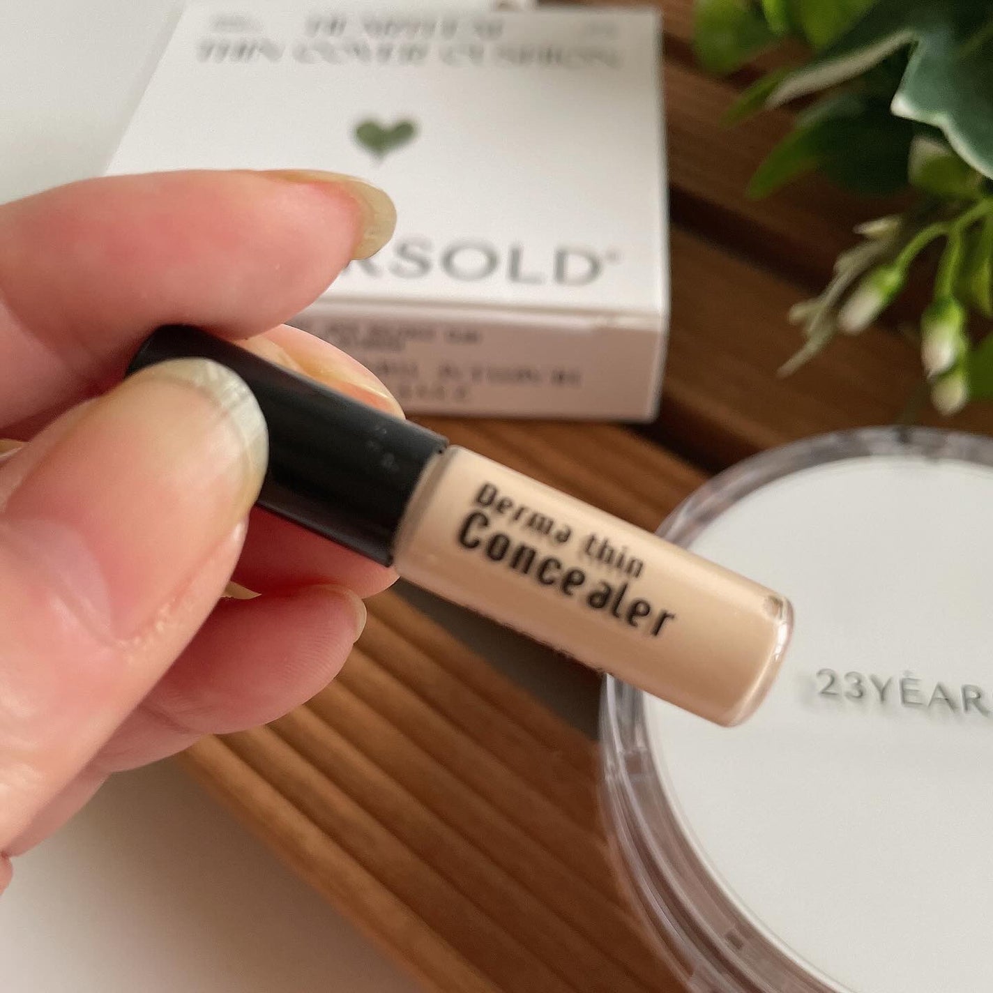 ハートリーフシーンカバークッション/23years old/クッションファンデーションを使ったクチコミ(2枚目)