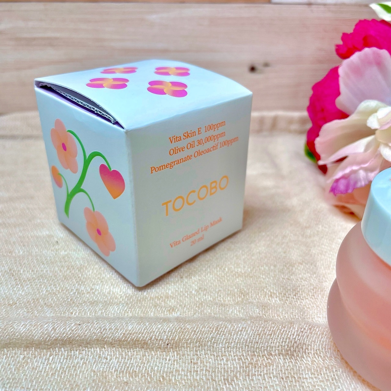 ビタグレーズドリップマスク/TOCOBO/リップマスクを使ったクチコミ（2枚目）