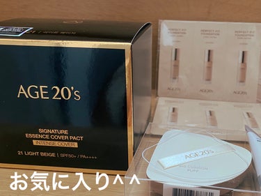 AGE20’s SIGNATURE ESSENCE COVER PACT　のクチコミ「#PR #supportedbyakbeauty
【お気に入りリピ✌️】AGE20’s

SI.....」（1枚目）