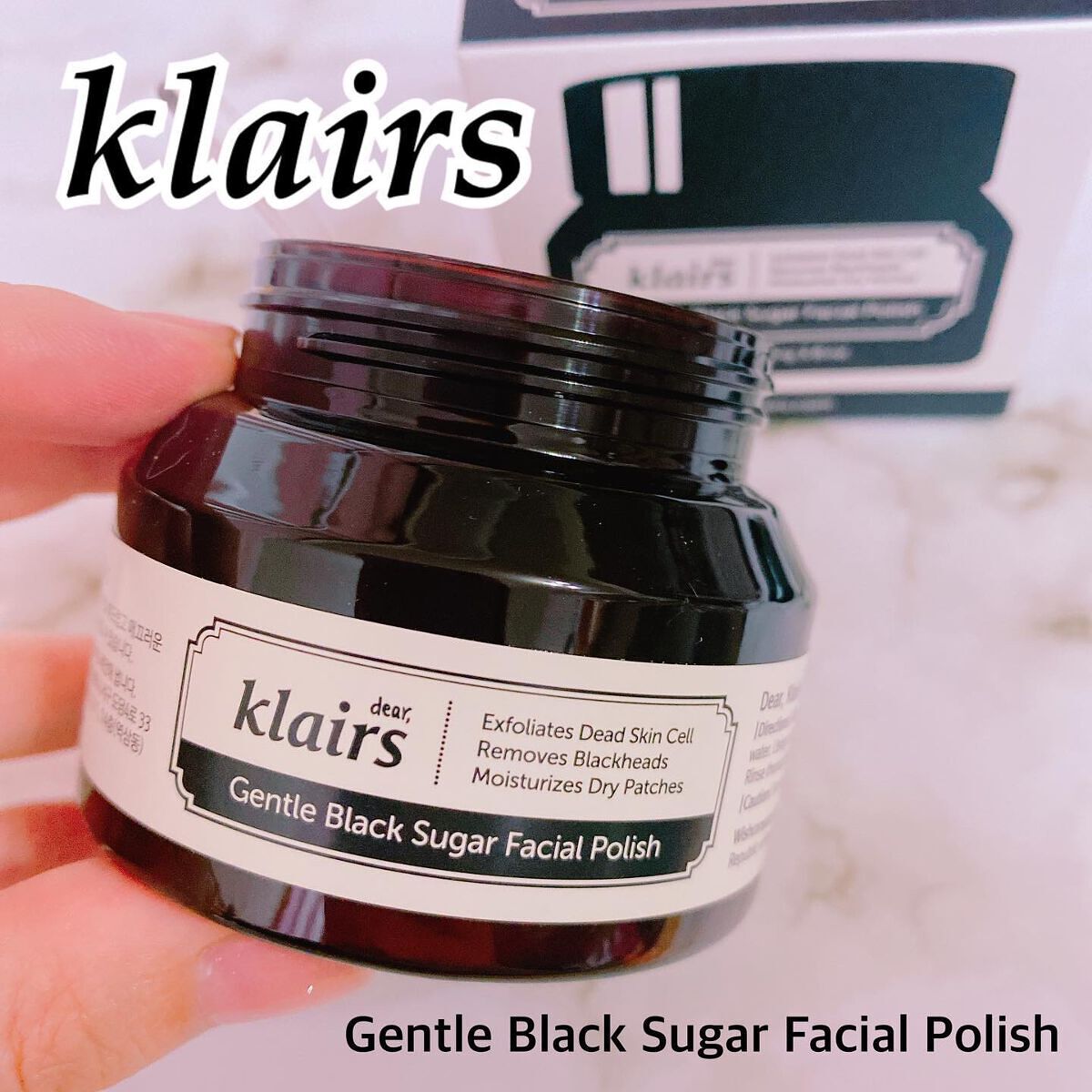 ジェントルブラックシュガーフェイシャルポリッシュ(110g)/Klairs/洗い流すパック・マスクを使ったクチコミ(1枚目)