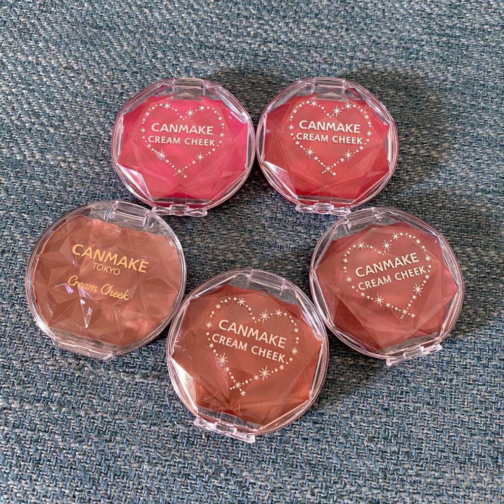 クリームチーク/キャンメイク/ジェル・クリームチークを使ったクチコミ（1枚目）