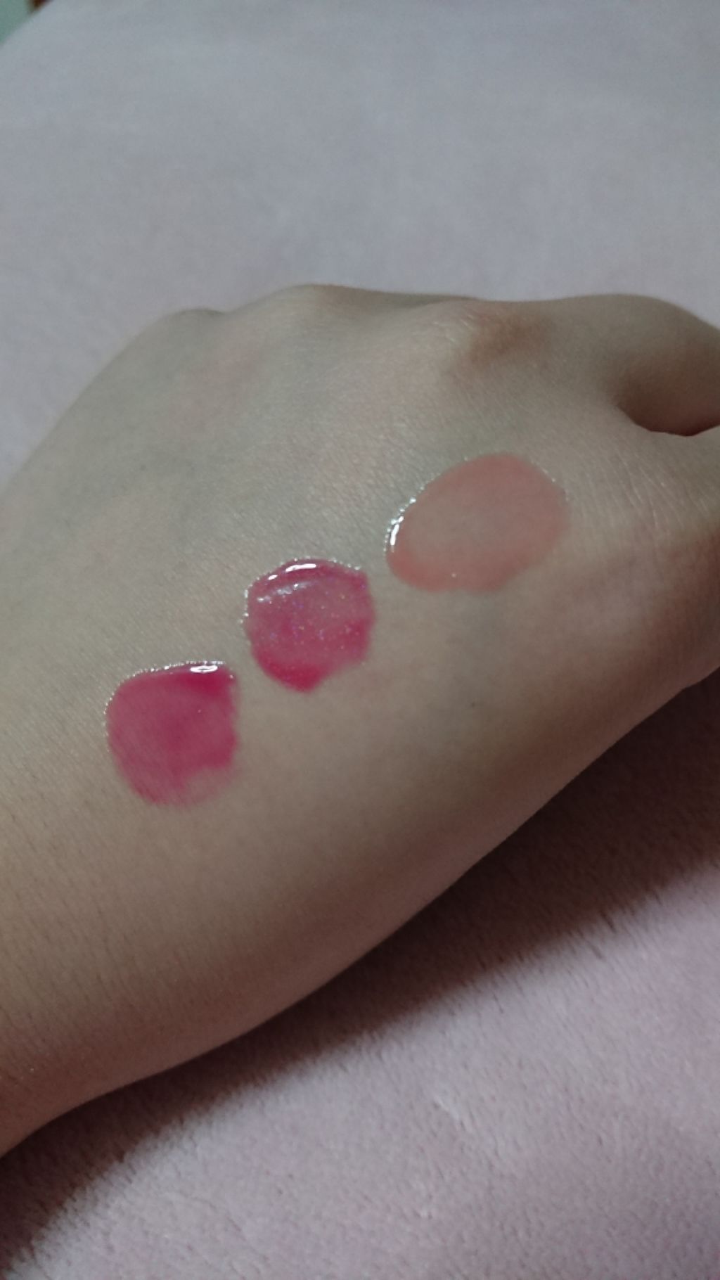 ジェルグロスリップ/CEZANNE/リップグロスを使ったクチコミ（2枚目）