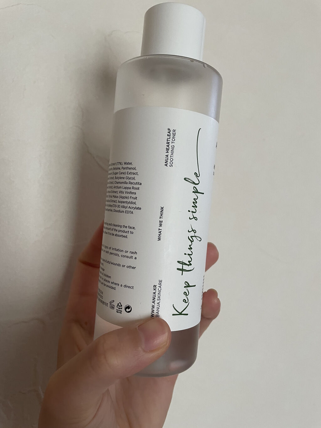 ドクダミ 77 スージングトナー/Anua/化粧水を使ったクチコミ（2枚目）
