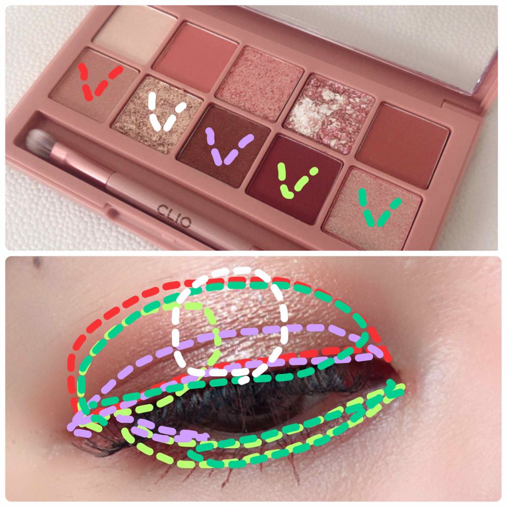 プロ アイ パレット/CLIO/アイシャドウパレットを使ったクチコミ(2枚目)