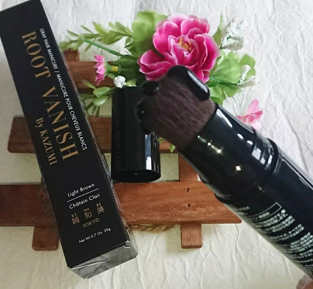 白髪隠しカラーリングブラシ/綺和美/ヘアカラーを使ったクチコミ（3枚目）