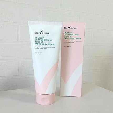 GLOW WHITENING TONE-UP FACE & BODY CREAM/Dr.Viuum/フェイスクリームを使ったクチコミ(1枚目)