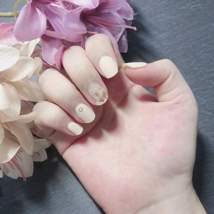 セミキュアジェルネイル(ハンド)/ohora/ネイルシールを使ったクチコミ(3枚目)
