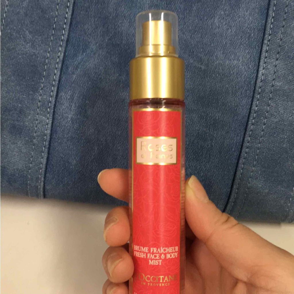 ローズ モイスチャーフェースミスト/L'OCCITANE/ミスト状化粧水を使ったクチコミ(1枚目)