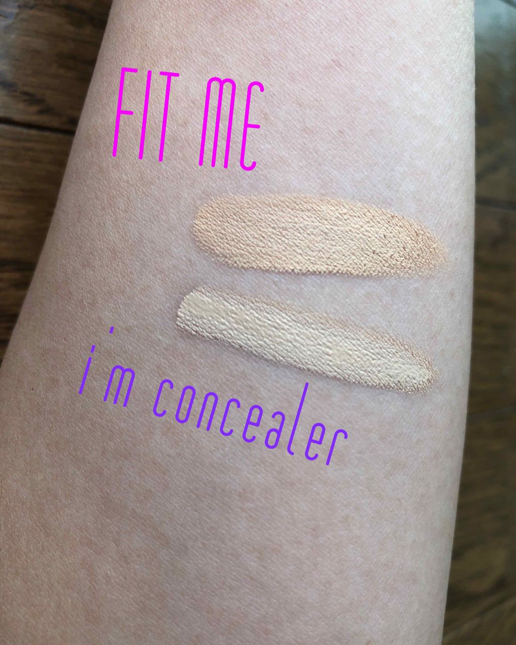 i’m meme アイムコンシーラーのクチコミ「コンシーラー比較☆

＊Maybelline New York 
FIT ME Conceal.....」（2枚目）