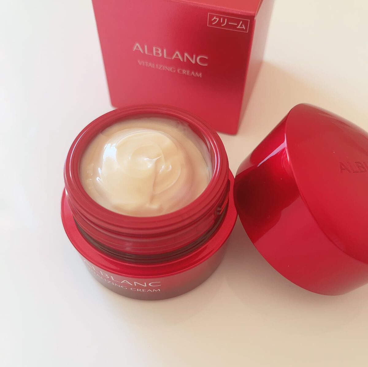 バイタライジングクリーム/ALBLANC/フェイスクリームを使ったクチコミ(2枚目)