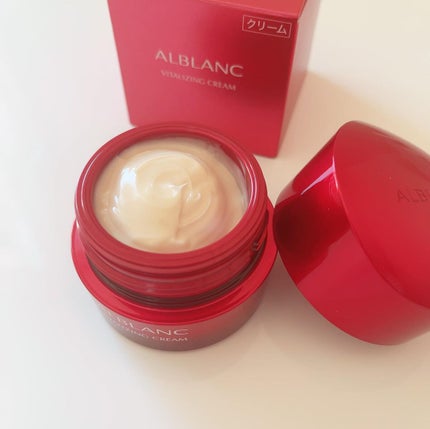 バイタライジングクリーム/ALBLANC/フェイスクリームを使ったクチコミ(2枚目)
