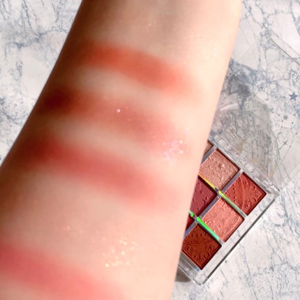 クォーツ 9色アイシャドウパレット(ドリームランドアイシャドウ)/ZEESEA/アイシャドウパレットを使ったクチコミ(5枚目)