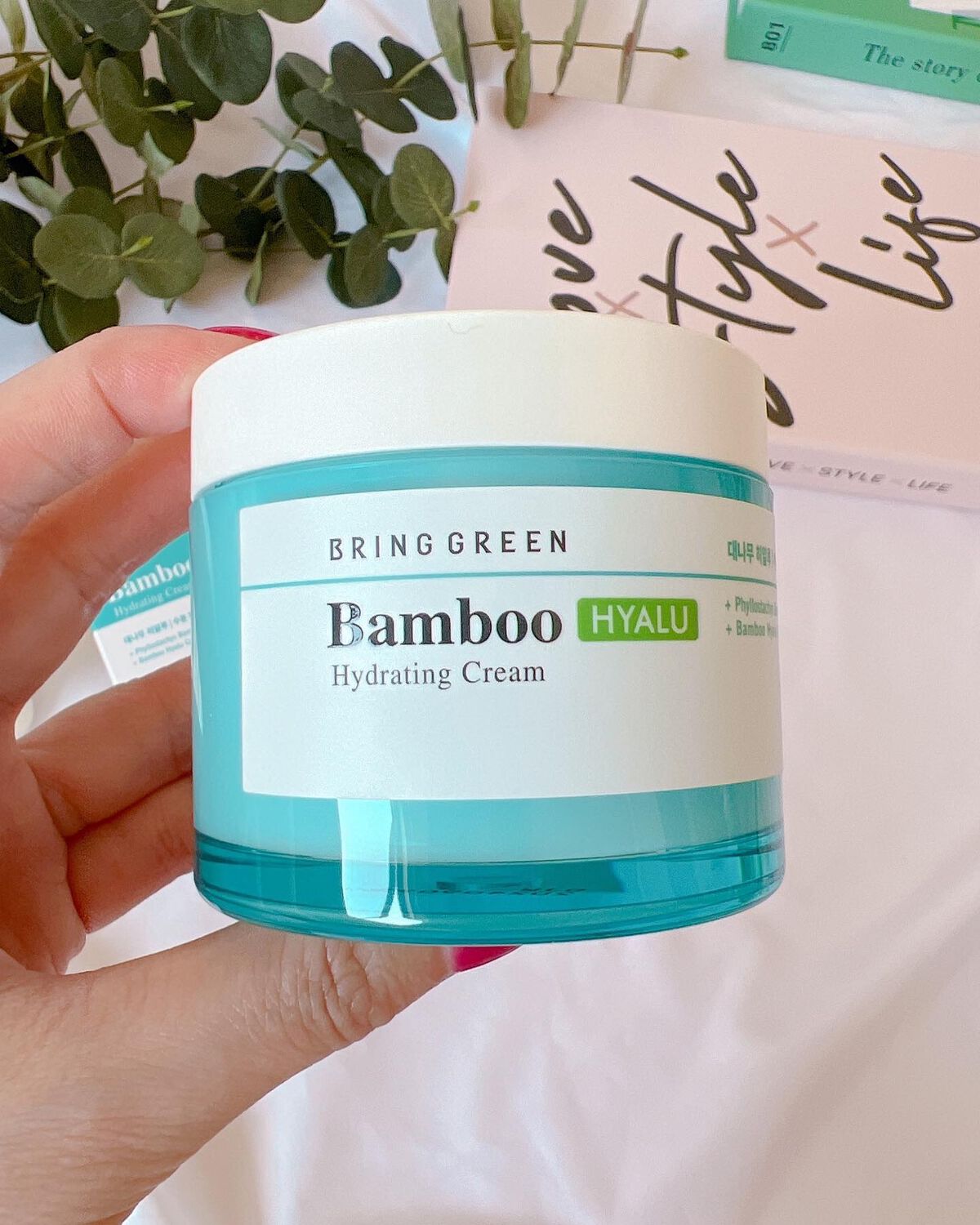 バンブーヒアル モイスチャークリーム/BRING GREEN/フェイスクリームを使ったクチコミ（3枚目）
